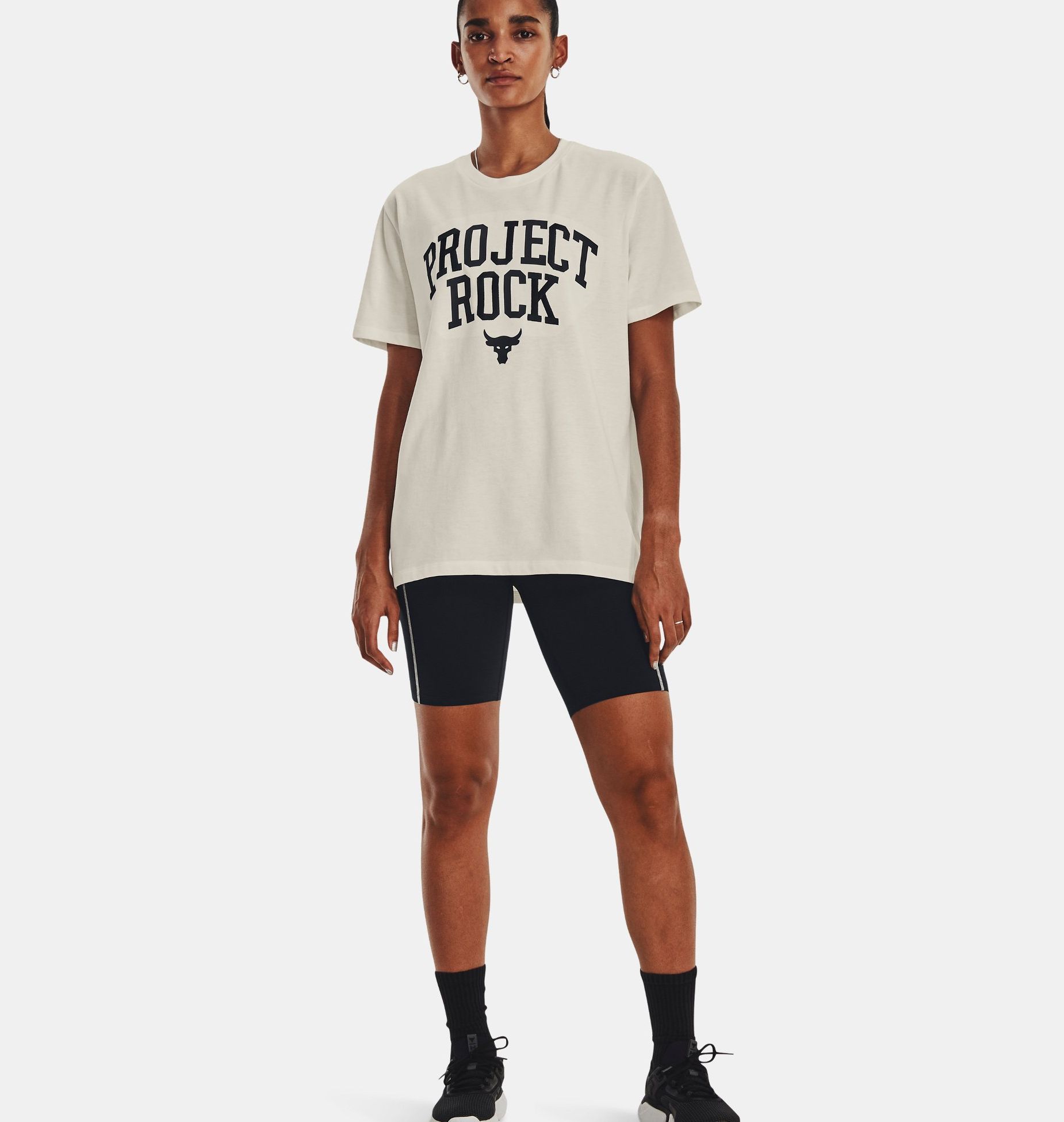 Tricouri & Polo -  under armour Project Rock Heavyweight Campus T-Shirt